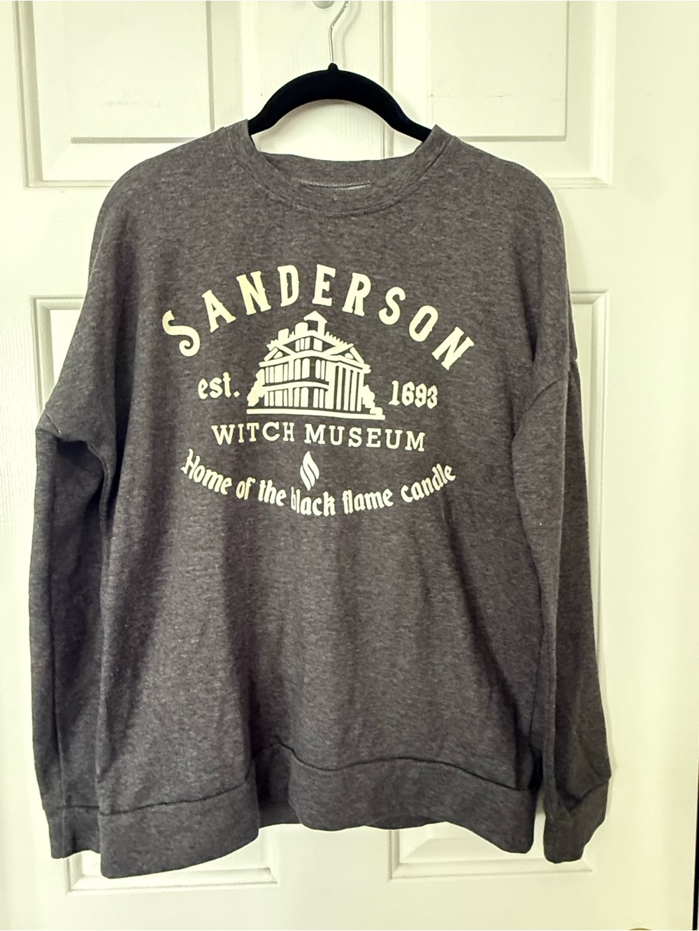 Disney Sanderson Sisters  Gray Crewneck Sweatshirt